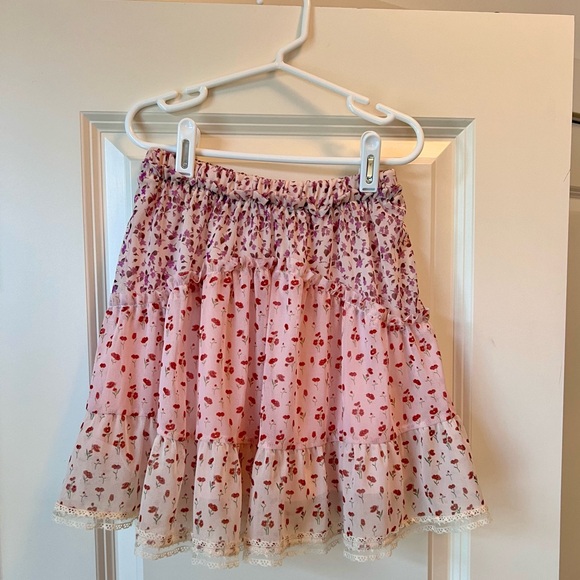 Zara. Size 9 (girls). Tiered Floral Tulle Skirt. Mint condition. - Picture 3 of 10